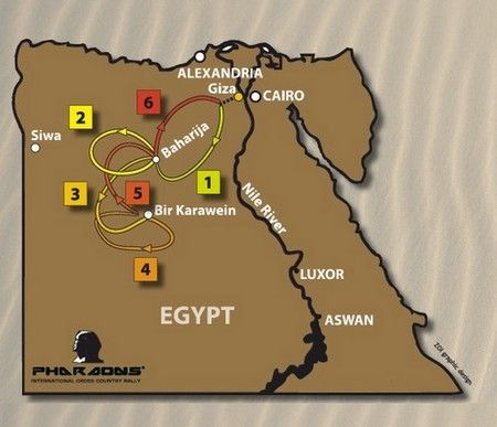 خط مسار الرالي وجولاتة