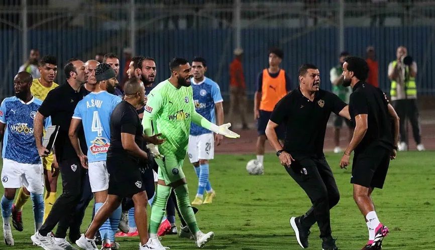 من أحداث ما بعد المباراة