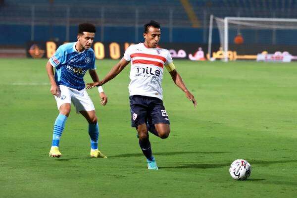 من لقاء الزمالك وبيراميدز في افتتاح الدوري