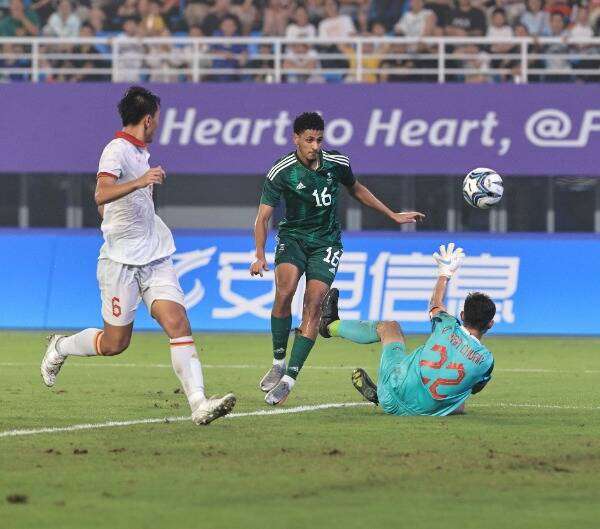 جانب من المباراة