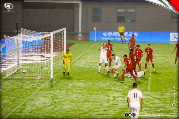 من لقاء قطر وفلسطين