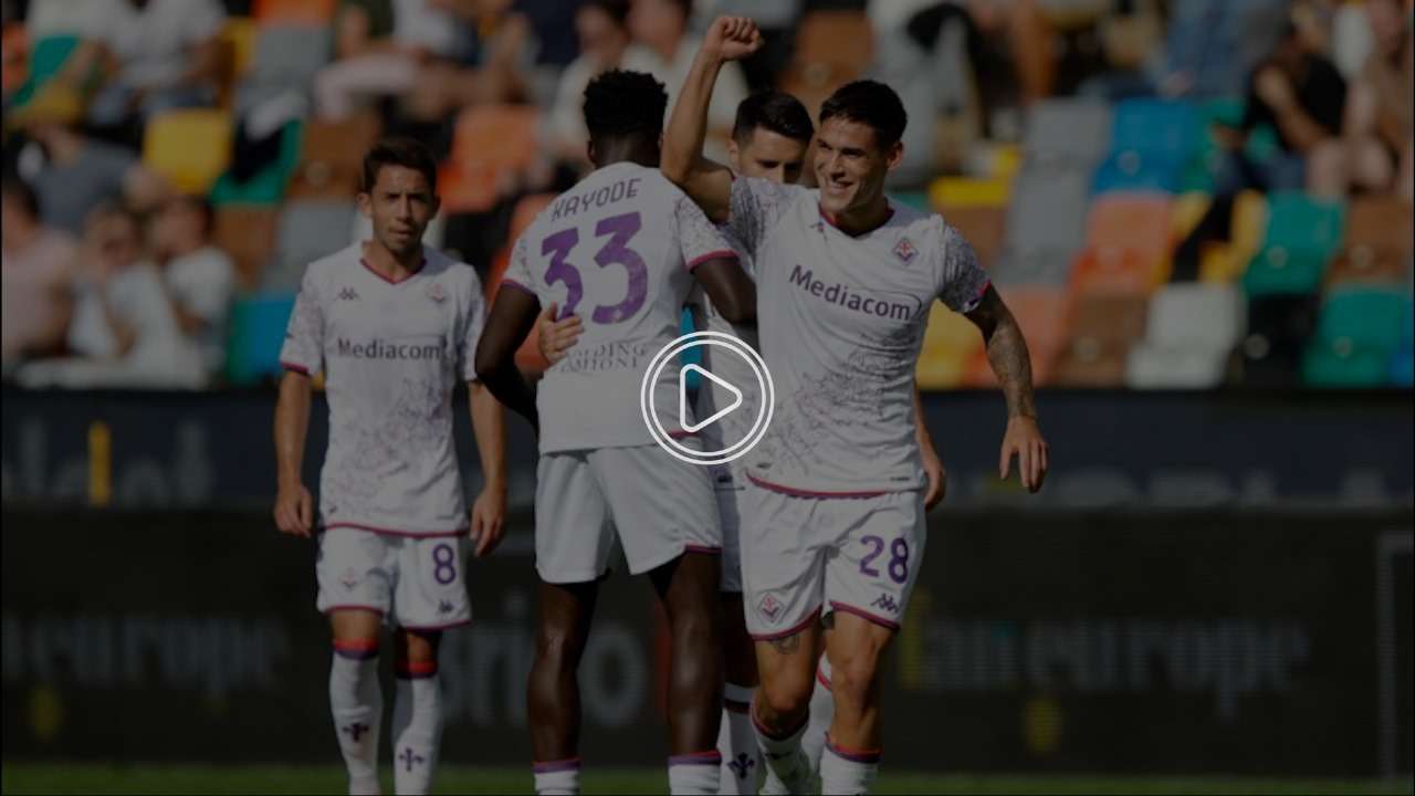 فرحة لاعبي فيورنتينا