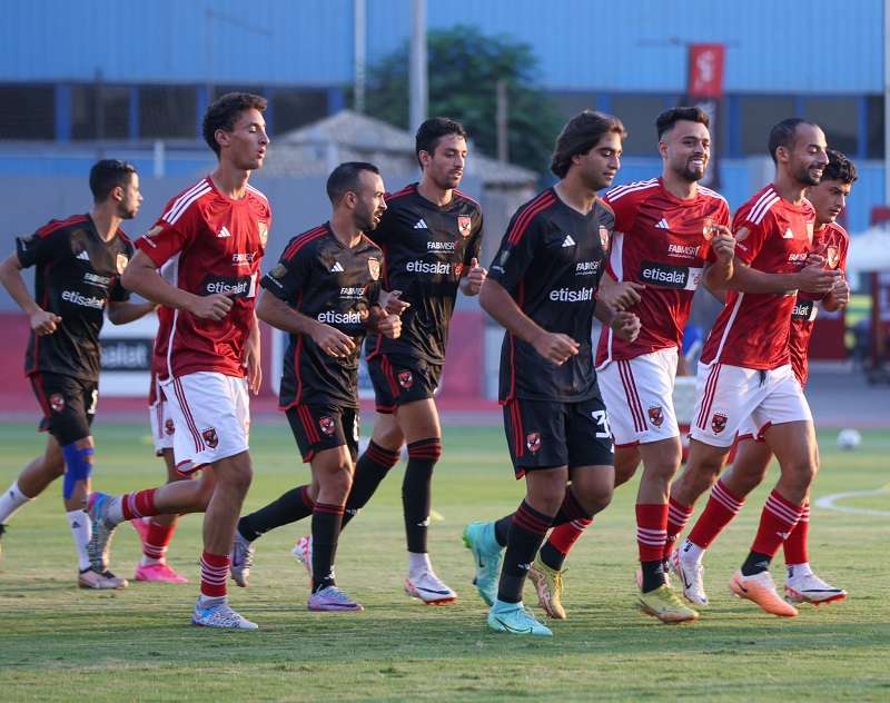 صلاح محسن في مران الأهلي