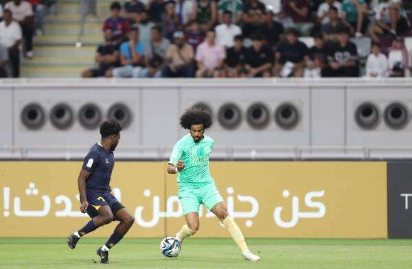 جانب من المباراة