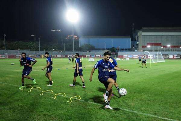 جانب من التدريبات