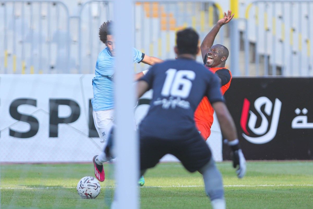 جانب من المباراة