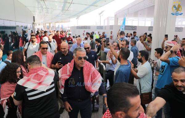 من استقبال الفيصلي