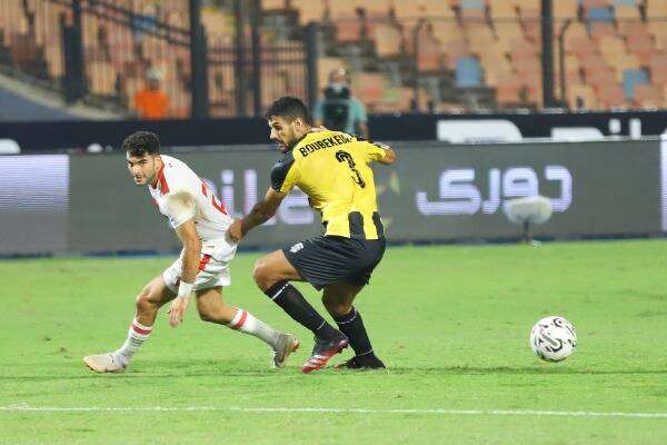 من لقاء الزمالك والمقاولون العرب