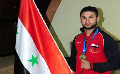 الملاكم السوري أحمد غصون