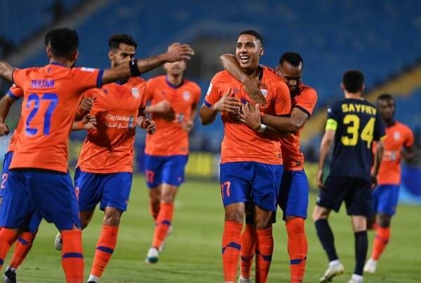 فرحة لاعبي الفيحاء