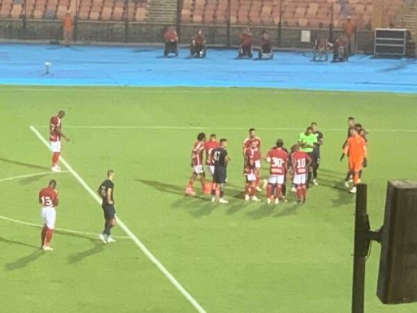 جانب من المباراة