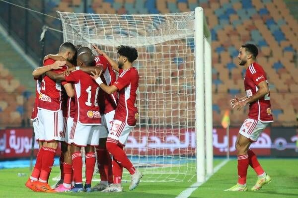 فرحة لاعبي الأهلي بالفوز