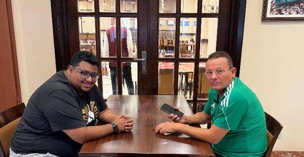 جمال حيمودي مع مراسل كووورة