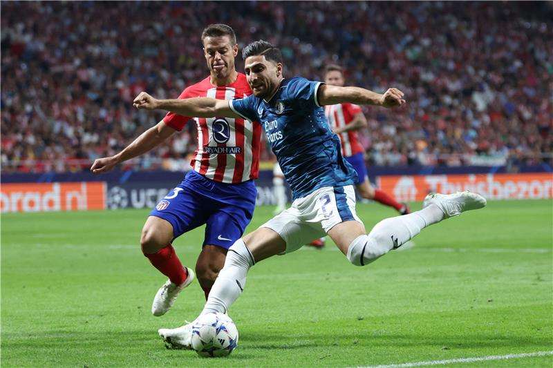 من مباراة أتلتيكو مدريد وفينورد