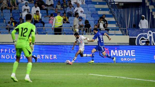 جانب من المباراة