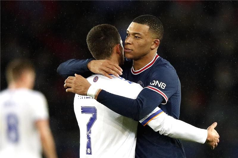 مبابي وهازارد