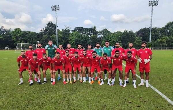 لاعبو منتخب لبنان