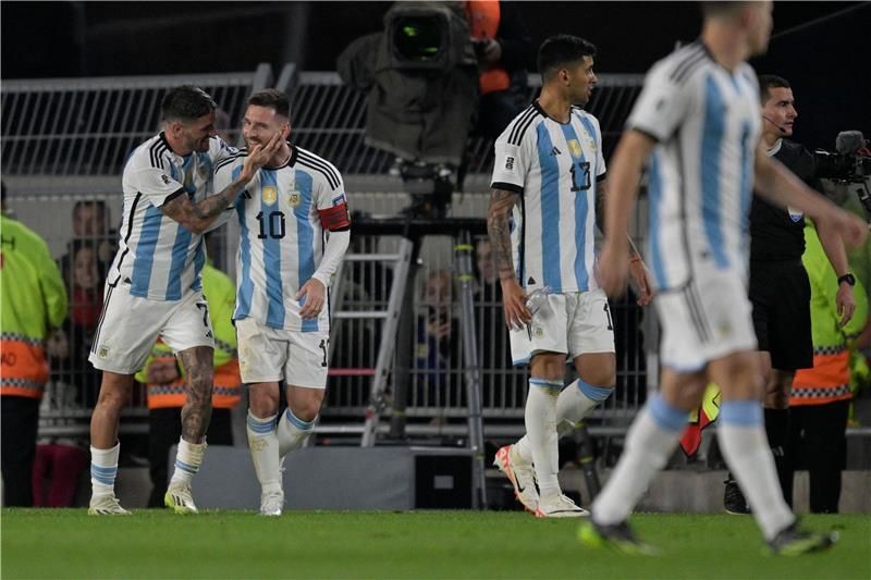 لاعبو منتخب الأرجنتين