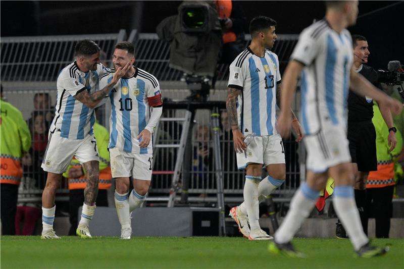 لاعبو منتخب الأرجنتين