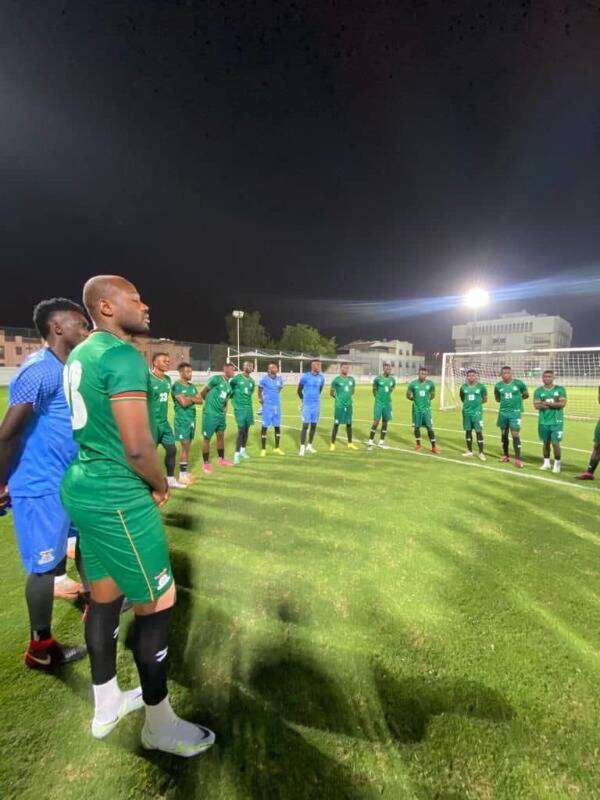 لاعبو منتخب زامبيا