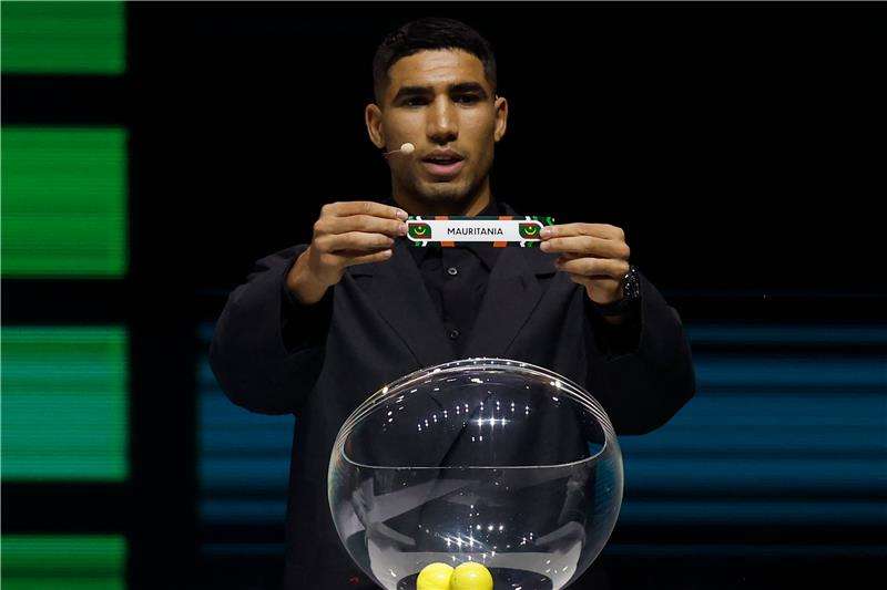 لحظة الإعلان عن وقوع موريتانيا بالمجموعة الرابعة