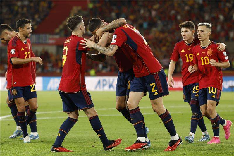 لاعبو منتخب إسبانيا