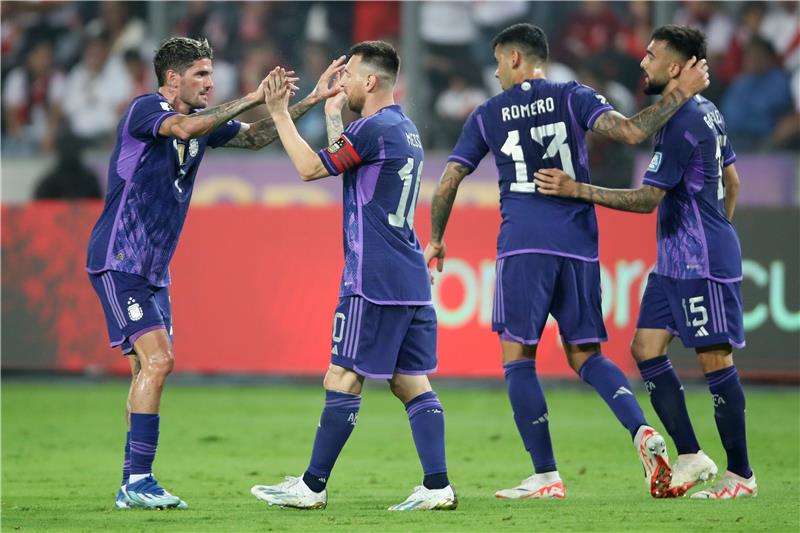 لاعبو الأرجنتين