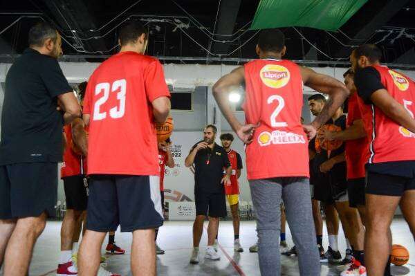 من تدريبات الفريق