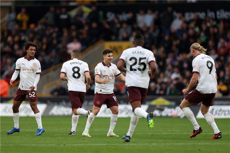 لاعبو مانشستر سيتي