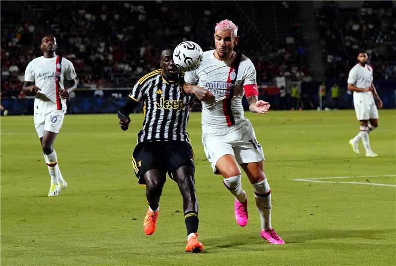 من مواجهة سابقة بين يوفنتوس وميلان