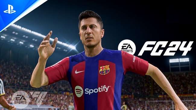 روبرت ليفاندوفيسكي في لعبة EA FC 24