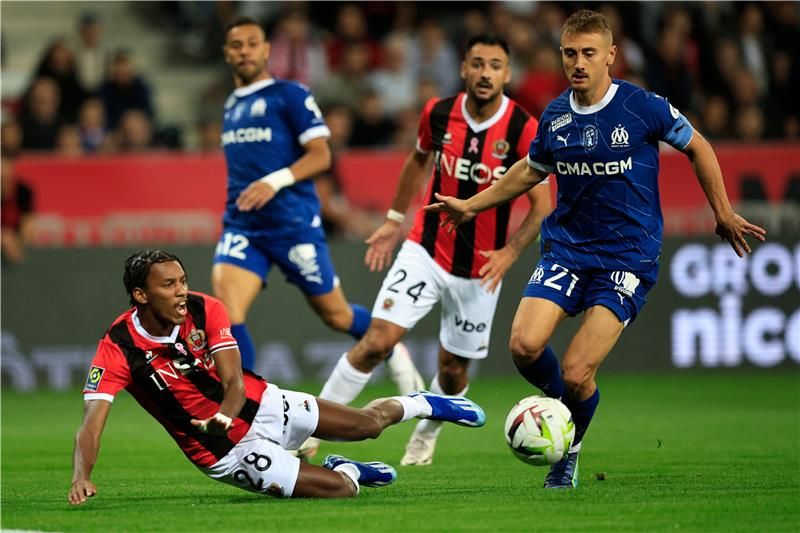 جانب من المباراة