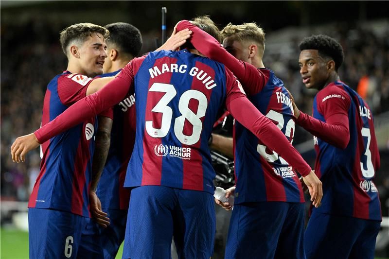 لاعبو برشلونة