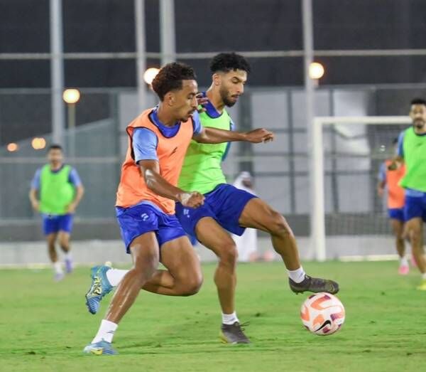 من تدريبات الفريق