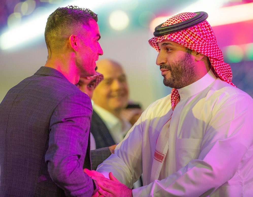 الأمير محمد بن سلمان - كريستيانو رونالدو