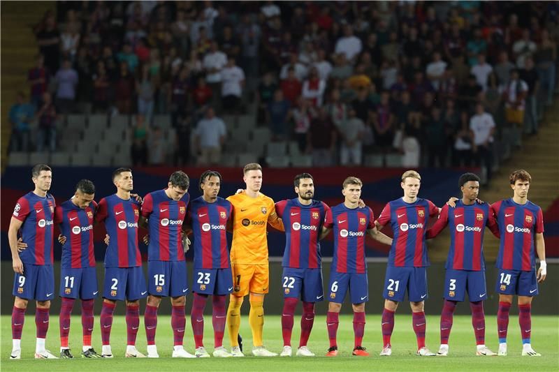 لاعبو برشلونة