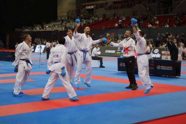 فرحة منتخب الأردن