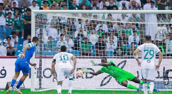 جانب من المباراة