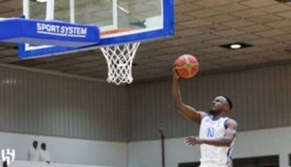 من منافسات الدوري السعودي الممتازة لكرة السلة