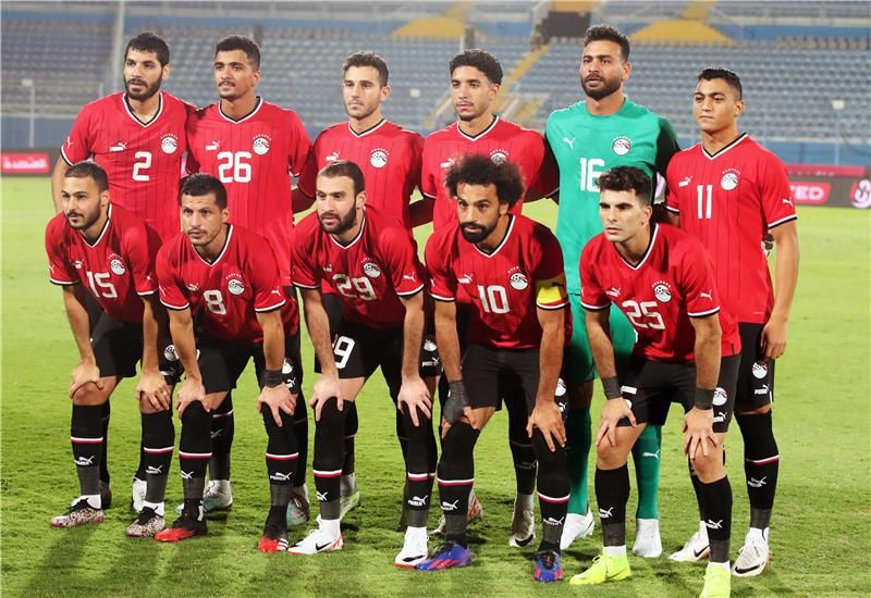 لاعبو منتخب مصر