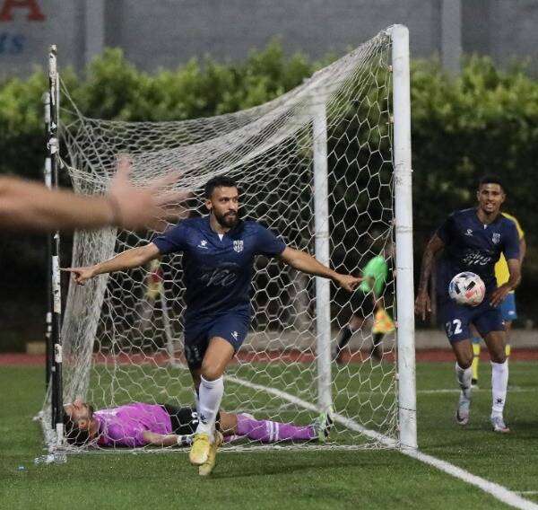 جانب من المباراة