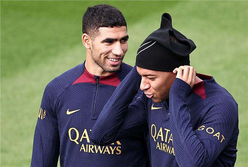 مبابي وحكيمي