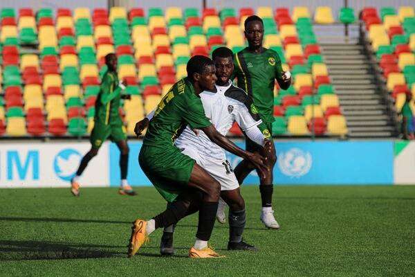 جانب من المباراة