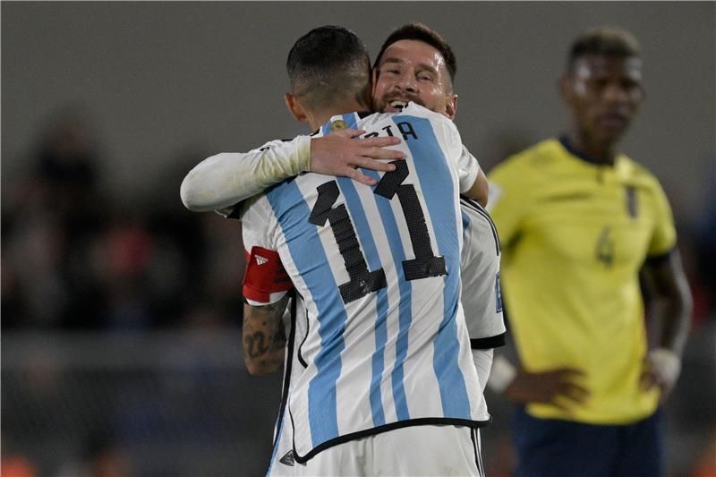 دي ماريا وميسي