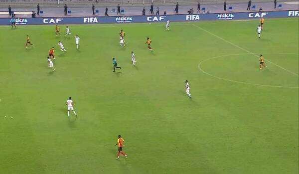 جانب من المباراة