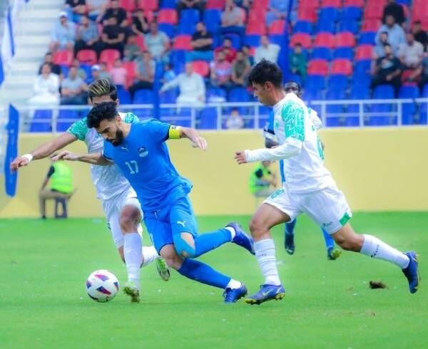 جانب من المباراة