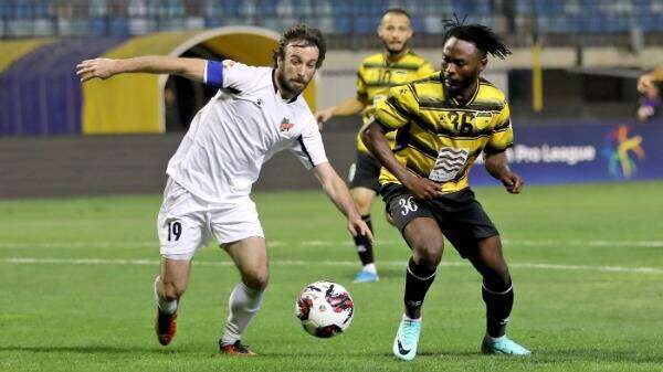 من لقاء الحسين إربد والأهلي