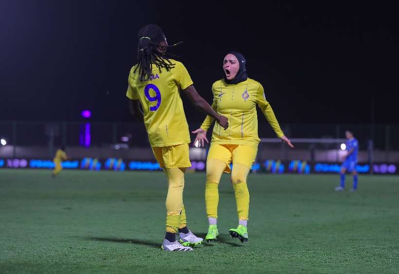 لاعبات النصر