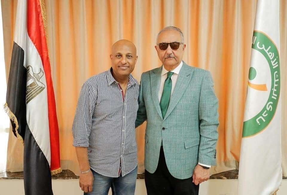 طارق مصطفى مع أشرف نصار