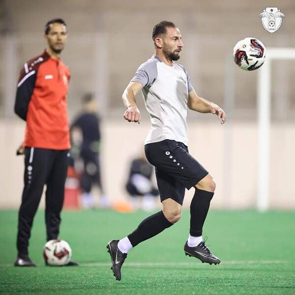 من تدريبات منتخب الأردن